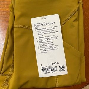 Lululemon Power Thru Tight